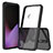 Silicone Transparent Frame Case Cover 360 Degrees ZJ5 for Google Pixel 5