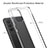 Silicone Transparent Frame Case Cover 360 Degrees ZJ5 for Samsung Galaxy A32 5G