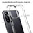 Silicone Transparent Frame Case Cover 360 Degrees ZJ5 for Xiaomi Poco X4 NFC