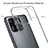 Silicone Transparent Frame Case Cover 360 Degrees ZJ5 for Xiaomi Redmi 10 India