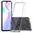 Silicone Transparent Frame Case Cover 360 Degrees ZJ5 for Xiaomi Redmi 9i