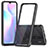 Silicone Transparent Frame Case Cover 360 Degrees ZJ5 for Xiaomi Redmi 9i