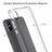 Silicone Transparent Frame Case Cover 360 Degrees ZJ5 for Xiaomi Redmi 9i