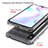 Silicone Transparent Frame Case Cover 360 Degrees ZJ5 for Xiaomi Redmi 9i