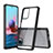 Silicone Transparent Frame Case Cover 360 Degrees ZJ5 for Xiaomi Redmi Note 10 4G