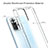 Silicone Transparent Frame Case Cover 360 Degrees ZJ5 for Xiaomi Redmi Note 10 Pro 4G