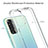 Silicone Transparent Frame Case Cover 360 Degrees ZJ5 for Xiaomi Redmi Note 11 4G (2022)