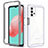 Silicone Transparent Frame Case Cover 360 Degrees ZJ6 for Samsung Galaxy A32 4G