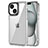 Silicone Transparent Frame Case Cover AC1 for Apple iPhone 15