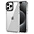 Silicone Transparent Frame Case Cover AC1 for Apple iPhone 15 Pro