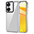 Silicone Transparent Frame Case Cover AC1 for Realme Narzo N55 Clear