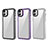 Silicone Transparent Frame Case Cover AC1 for Samsung Galaxy A04 4G