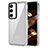 Silicone Transparent Frame Case Cover AC1 for Samsung Galaxy S22 5G