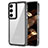 Silicone Transparent Frame Case Cover AC1 for Samsung Galaxy S22 5G Black
