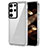 Silicone Transparent Frame Case Cover AC1 for Samsung Galaxy S24 Ultra 5G