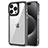 Silicone Transparent Frame Case Cover AC2 for Apple iPhone 14 Pro Max Black
