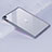 Silicone Transparent Frame Case Cover for Apple iPad 10.2 (2020) Lavender Gray