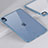 Silicone Transparent Frame Case Cover for Apple iPad 10.9 (2022) Blue