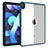 Silicone Transparent Frame Case Cover for Apple iPad Air 5 10.9 (2022)