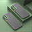 Silicone Transparent Frame Case Cover for Huawei Honor 80 5G Matcha Green