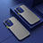 Silicone Transparent Frame Case Cover for Huawei Nova 10 Blue