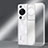 Silicone Transparent Frame Case Cover for Huawei P60 Pro