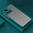 Silicone Transparent Frame Case Cover for OnePlus 10R 5G Green