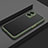 Silicone Transparent Frame Case Cover for Oppo A77 5G Army green