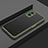 Silicone Transparent Frame Case Cover for Oppo F21 Pro 5G Army green