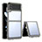 Silicone Transparent Frame Case Cover for Samsung Galaxy Z Flip3 5G