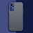 Silicone Transparent Frame Case Cover for Xiaomi Mi 12 Pro 5G Blue