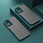 Silicone Transparent Frame Case Cover for Xiaomi Poco F4 5G Midnight Green