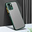 Silicone Transparent Frame Case Cover for Xiaomi Poco X3 GT 5G Midnight Green