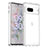 Silicone Transparent Frame Case Cover J01S for Google Pixel 7 5G