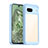 Silicone Transparent Frame Case Cover J01S for Google Pixel 8a 5G