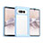 Silicone Transparent Frame Case Cover J01S for Google Pixel Fold 5G