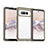 Silicone Transparent Frame Case Cover J01S for Google Pixel Fold 5G