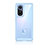 Silicone Transparent Frame Case Cover J01S for Huawei Honor 50 5G Sky Blue