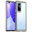 Silicone Transparent Frame Case Cover J01S for Huawei Honor 50 Pro 5G