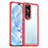 Silicone Transparent Frame Case Cover J01S for Huawei Honor 80 Pro 5G