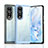 Silicone Transparent Frame Case Cover J01S for Huawei Honor 80 Pro 5G