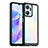 Silicone Transparent Frame Case Cover J01S for Huawei Honor X7a