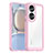 Silicone Transparent Frame Case Cover J01S for Huawei P50