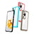 Silicone Transparent Frame Case Cover J01S for Huawei P60