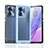 Silicone Transparent Frame Case Cover J01S for Motorola Moto Edge 40 5G