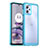 Silicone Transparent Frame Case Cover J01S for Motorola Moto G13