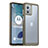 Silicone Transparent Frame Case Cover J01S for Motorola Moto G53j 5G