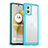 Silicone Transparent Frame Case Cover J01S for Motorola Moto G73 5G