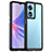 Silicone Transparent Frame Case Cover J01S for Oppo A1 5G