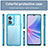 Silicone Transparent Frame Case Cover J01S for Oppo A1 5G